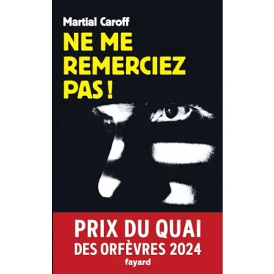 Afbeelding van Ne me remerciez pas !: Prix du Quai des Orfèvres 2024