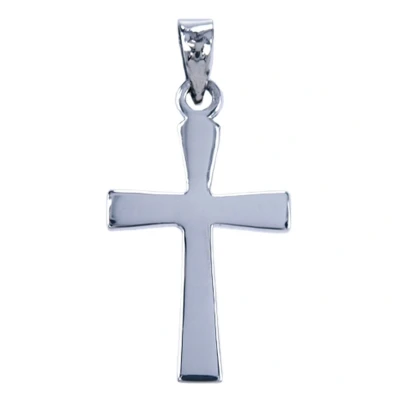 Afbeelding van Zilveren Kruis ketting hanger glad