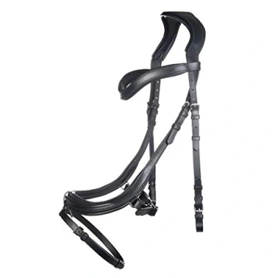 Afbeelding van HKM Hoofdstel Anatomic Zwart Cob