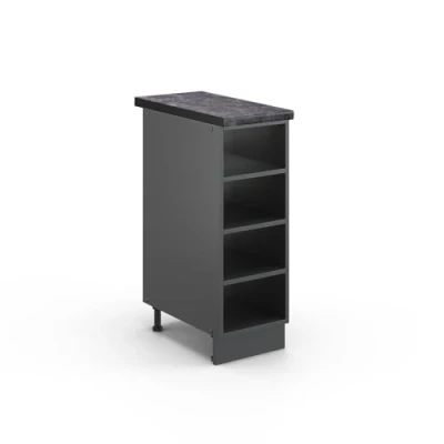 Afbeelding van Vicco Keukenrek Fame Line, antraciet, 30 cm, AP antraciet