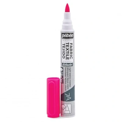 Afbeelding van 7A Light Fabric Marker Fluo Pink