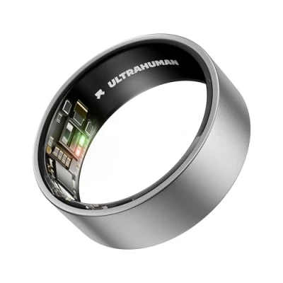 Afbeelding van ULTRAHUMAN Ring AIR geen app abonnement Smart Size First met maatkit volg slaap, workouts, hartslag, HRV tot 6 dagen batterijduur (maat 5)