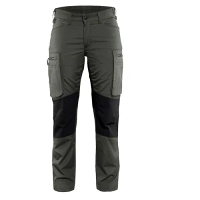 Afbeelding van Blaklader Dames Service werkbroek Stretch 7159 1845 Vrouwen Leger/Zwart 48