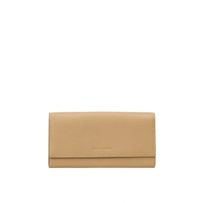 Afbeelding van Marc O&#039;Polo portemonnee Jessie Combi Wallet Pure Sand Lichtbruin