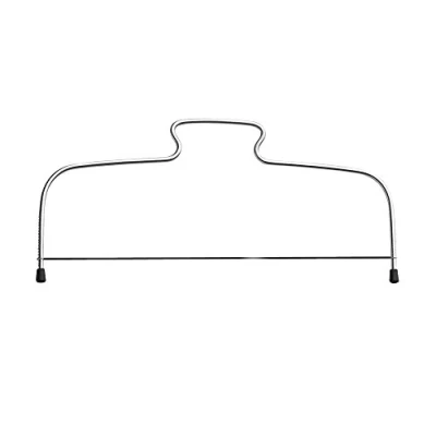 Afbeelding van Original Kaiser Classic taartsnijder 39,5 x 20,5 cm, taartsnijder, taartbodemsnijder met in hoogte verstelbare snijdraad, roestvrij staal, rubberen voetjes