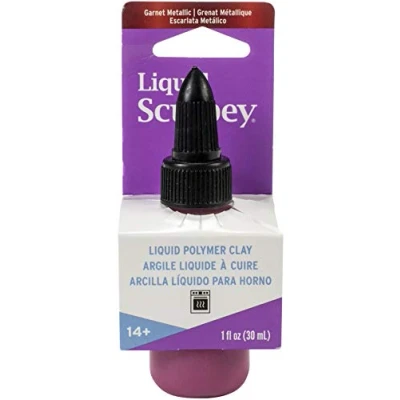 Afbeelding van Vloeibare klei garnet metallic 30 ml Sculpey