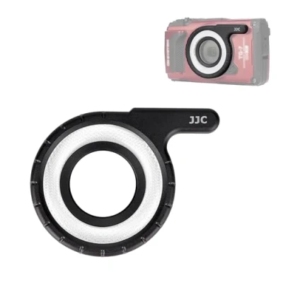 Afbeelding van JJC Macro LED Light Guide Ring voor Olympus Tough TG 7 6 5 4 3 2 1 TG7 TG6 TG5 Camera&#039;s, serie Camera Speciale Verlichting Fotografie Accessoire