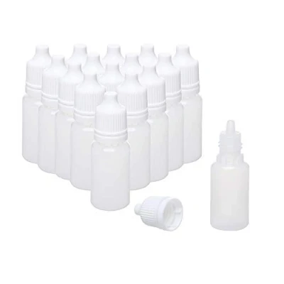 Afbeelding van Salmophfeel 50 stuks, druppelflessen, knijpbare plastic druppelflessen voor vloeistoffen, lege flesjes, flesjes oogvloeistoffen, oogdruppelaars