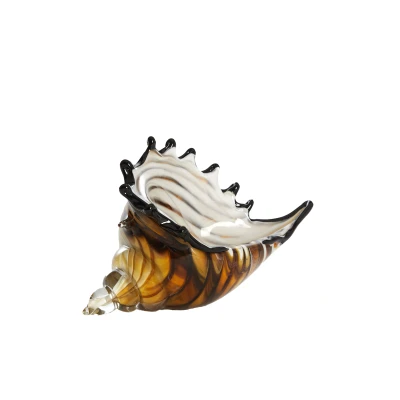 Afbeelding van Light &amp; Living Ornament SHELL 28x12x16cm Bruin