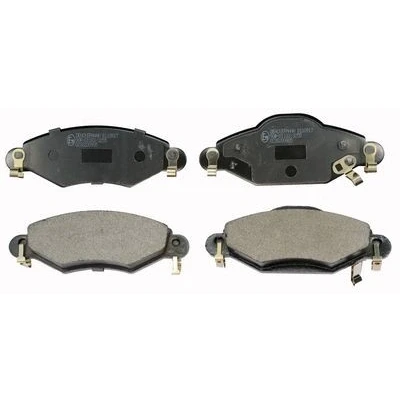 Afbeelding van DENCKERMANN B110917 Remblokkenset Vooras Met akoestische slijtagewaarschuwing TOYOTA: Yaris I Hatchback, Verso