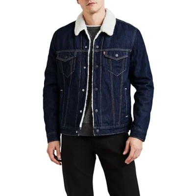 Afbeelding van Levi&#039;s TYPE Trucker Jas, Heren, Maat: Small, Rockridge