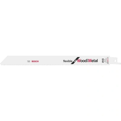 Afbeelding van Bosch Reciprozaagblad flexibel hout en metaal S 1122 HF 225mm blister van 5 zaagjes