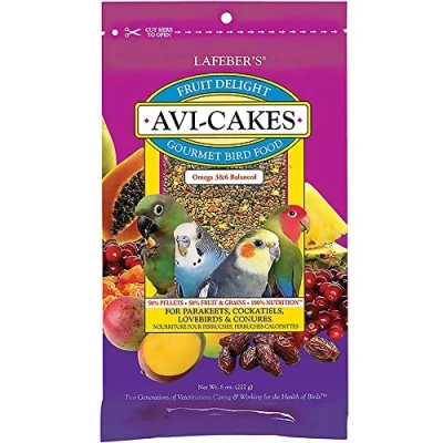 Afbeelding van Lafeber Avi Cakes Fruit Delight Cockatiel Vogelvoer 227 g