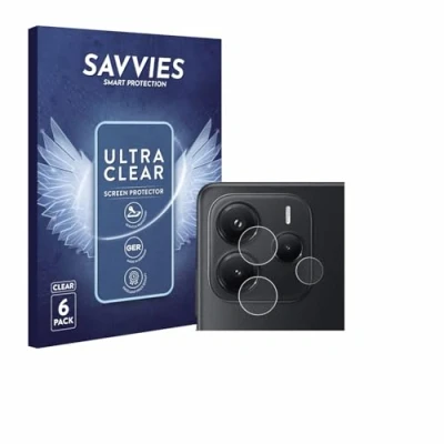 Afbeelding van Savvies Screenprotector voor Xiaomi Redmi Note 14 (ALLEEN Camera Lens) Folie Beschermfolie transparant (6 Stuks)