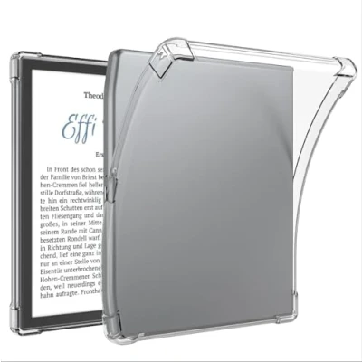 Afbeelding van GIOPUEY Voor PocketBook Era/Era Color Clear Case Zachte TPU achterkant shell, slanke hoes met airbag bescherming, lichtgewicht, compatibel Transparant