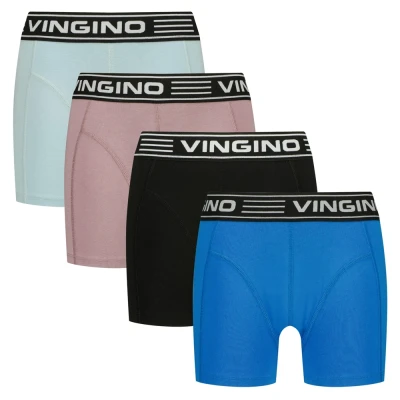 Afbeelding van Vingino boxershort set van 4 hardblauw/multicolor