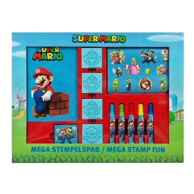 Afbeelding van Super Mario Mega stempel plezier 4043946303947