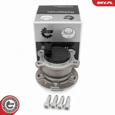 Afbeelding van ESEN SKV 29SKV691 Wiellagerset Achteras links, rechts Met ingebouwde ABS sensor 136mm VOLVO: XC60 I (156) 2.0 D3 / D4, D3, D4