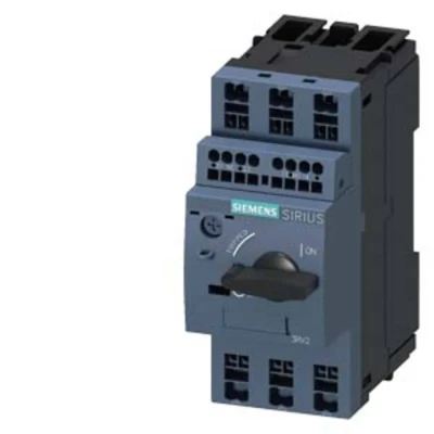 Afbeelding van Siemens 3RV2011 1DA25 Vermogensschakelaar 1 stuk(s) Instelbereik (stroomsterkte): 2.2 3.2 A Schakelspanning (max.): 690 V/AC (b x h d) 45 106 97 mm