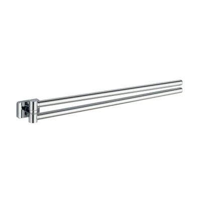 Afbeelding van Dubbele Handdoekhouder Sapho Apollo Draaibaar 47.4 cm Chroom