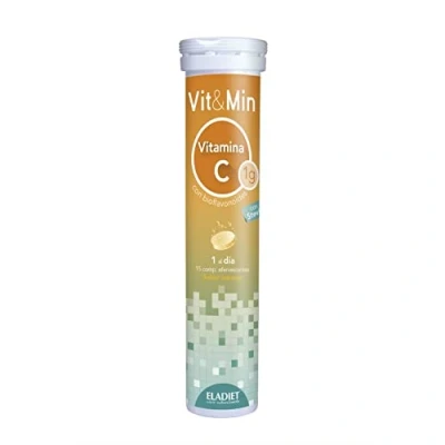 Afbeelding van Eladiet Vit&amp;min Vitamina C 15 Comp Efervescentes