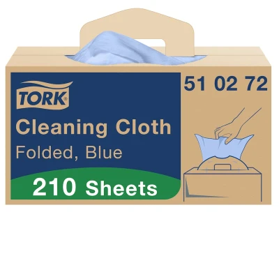 Afbeelding van Tork Cleaning Handy Box Reinigingsdoek Blauw W7 510272