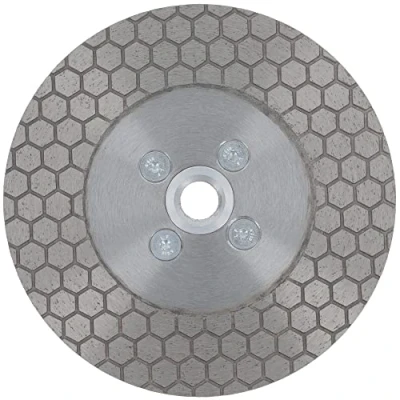 Afbeelding van PRODIAMANT Diamantafschuining tegelschijf 125 mm met M14 flens F Jolly voor tegels en porseleinen steengoed x 45 graden snijden, afschuinen slijpen