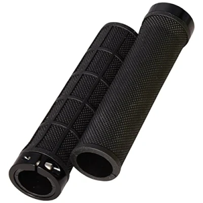 Afbeelding van Oxc Handvatten Lock on Slim 130 Mm Rubber Zwart Per Set