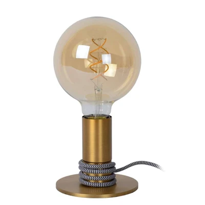 Afbeelding van Lucide MARIT Tafellamp 1xE27 Mat Goud / Messing