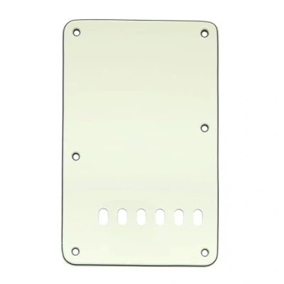 Afbeelding van Musiclily Vintage stijl Strat Tremolo Backplate voor Fender USA/Mexican Standard Stratocaster Moderne Stijl, 3 laags Ivoor