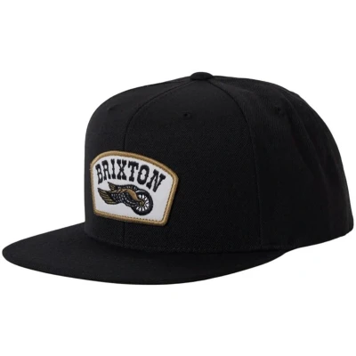 Afbeelding van Brixton Roller Snapback Cap zwart Katoen Basics, Casual wear, Street wear