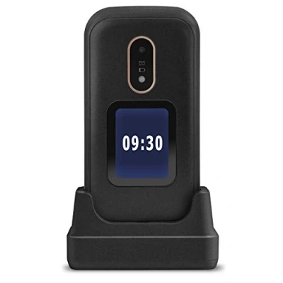 Afbeelding van Doro 6060 GSM mobiele telefoon in elegant klapdesign (3 MP camera, 2,8 inch (7,11 cm) display, GPS, Bluetooth) zwart