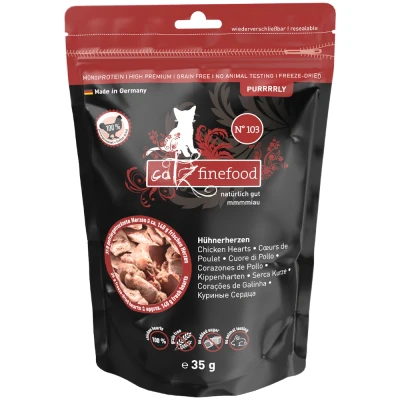 Afbeelding van Catz Finefood Purrrrly Kattensnack Kippenhart kattensnoepje