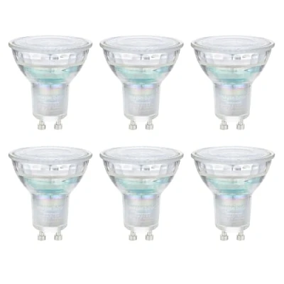 Afbeelding van Amazon Basics Professionele Ledspot, GU10, 3,7 W (equivalent aan 35 W), warm wit, dimbaar (6 stuks)