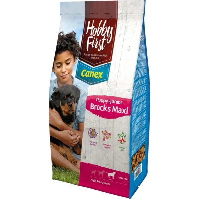 Afbeelding van Hobbyfirst Canex Puppy Junior Brocks Maxi Hondenvoer Kip Rijst 12 kg