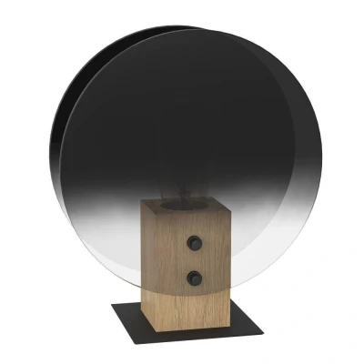 Afbeelding van Stars of Light Tafellamp Millena hout met zwart 390143
