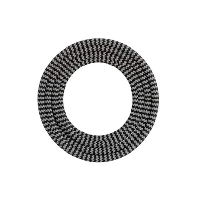 Afbeelding van Strijkijzersnoer Calex 1.5 meter (2 x 0.75 mm², Zwart/Wit gestreept)