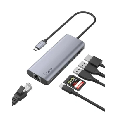 Afbeelding van Belkin Meerpoorts 6 in 1 USB C adapter