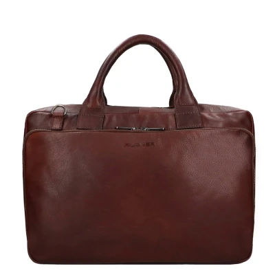 Afbeelding van Plevier Bill laptoptas 15.6 inch bruin.