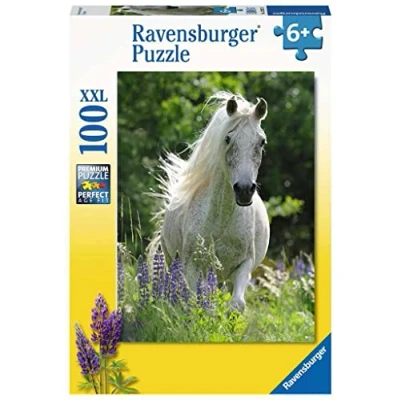 Afbeelding van Ravensburger puzzel Witte Merrie Legpuzzel 100 XXL stukjes