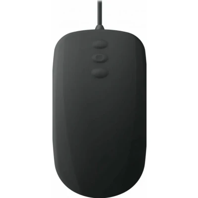 Afbeelding van CHERRY Active KEY MMS AK PMH3 Corded Muis Kabelgebonden Infrarood Zwart 3 Toetsen 1000 dpi Siliconemembraan volledig verzegeld (IP68), Ergonomisch, Geluidsarme