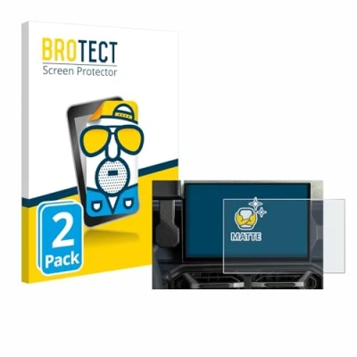 Afbeelding van BROTECT Screenprotector voor Dacia Duster Infotainment System (2024) Folie Beschermfolie matte (2 Stuks)