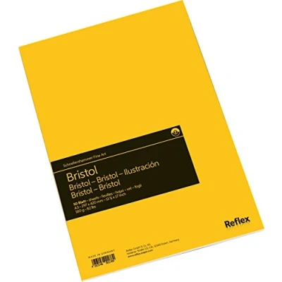 Afbeelding van Schoellershammer Bristol Paper Pad A3, 50 vellen, 180gsm wit papier, zwart/wit VF5004291