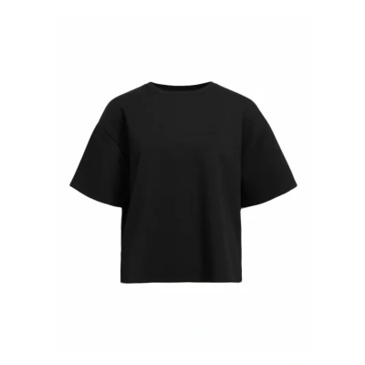 Afbeelding van Object BOXY Tshirt basic, Dames, Maat: XS, Black