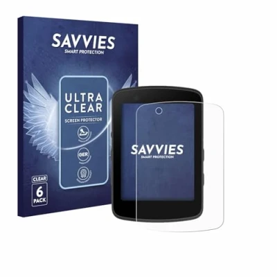 Afbeelding van Savvies Screenprotector voor Bryton Rider 550 Folie Beschermfolie transparant (6 Stuks)