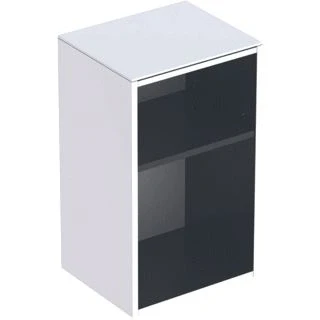 Afbeelding van Geberit smyle zijkast vierkant wand open spaanplaat 600 x 360 299mm hxbxd hoogglans wit 500 358 00 1