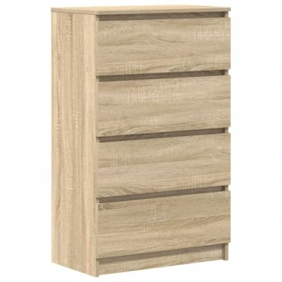 Afbeelding van vidaXL Dressoir Meubel Opbergkast Opslagkast Kast Wandkast Muurkast Mediakast Televisiemeubel Dressoirs Ladekast Bewerkt Hout Sonoma Eikenkleurig