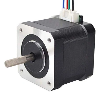 Afbeelding van Stepperonline Stappenmotor Nema 17 45 Ncm 1,5 A 12 V 39 mm 4 draads 1,8 Deg Stepper motor met 1 m draad voor 3D printer