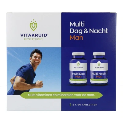 Afbeelding van Vitakruid Multi Dag &amp; Nacht Man 2 X 90 tabletten, 2x90 stuks