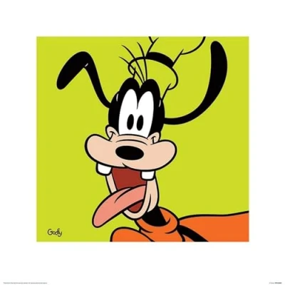 Afbeelding van Kunstdruk Goofy Lime 40x40cm